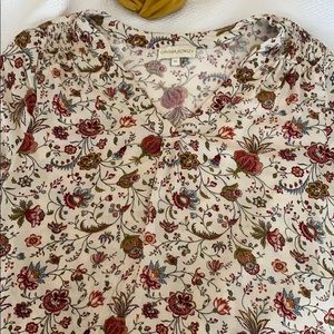 Cynthia rowley floral blouse